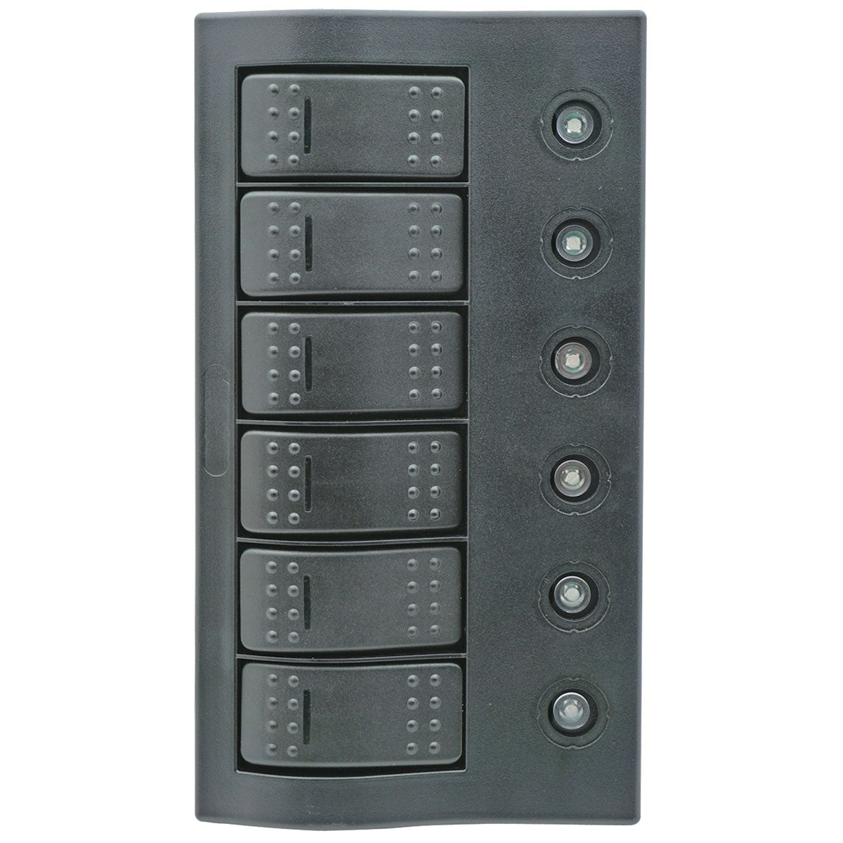 Trem Compact electrical panel with circuit breaker + IP66 LED with 6 switches