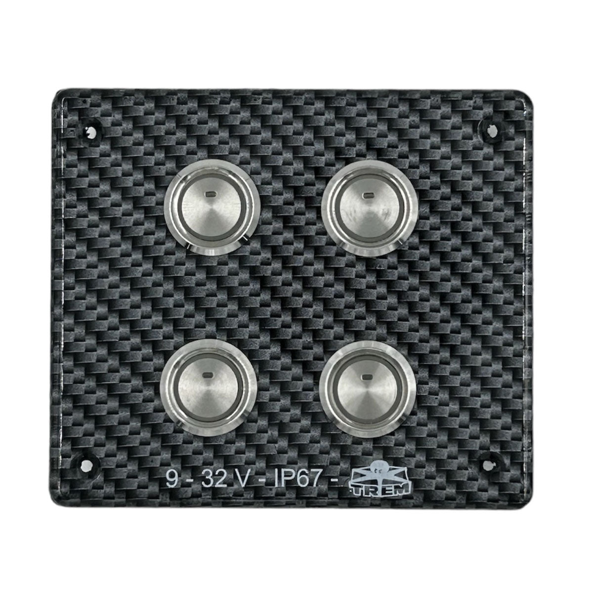 Ocean System Vertikaler Schaltschrank mit Sicherungshalter, 3 Schaltern und 1 Taster