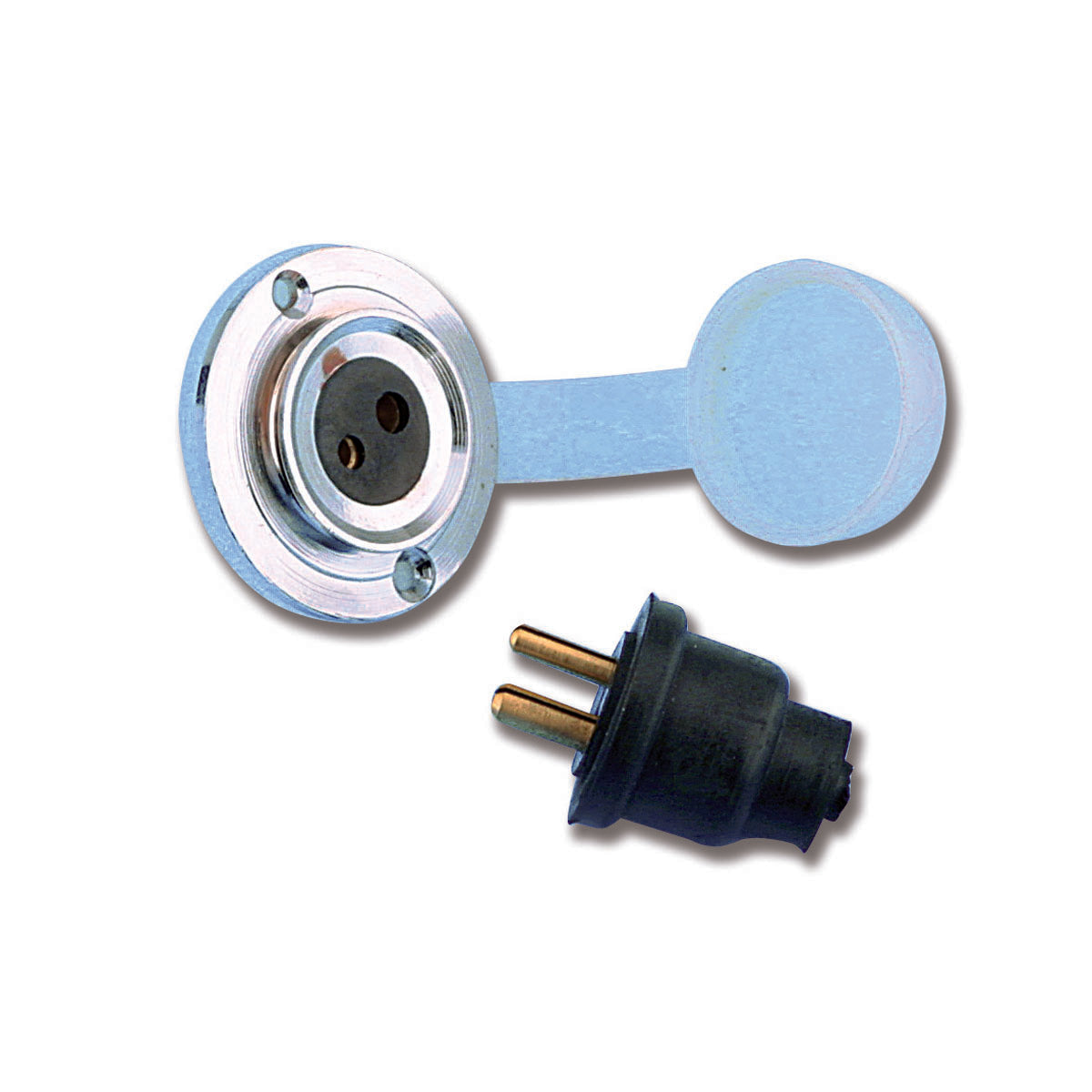 Trem 3A 2-poliger wasserdichter Stecker und Steckdose