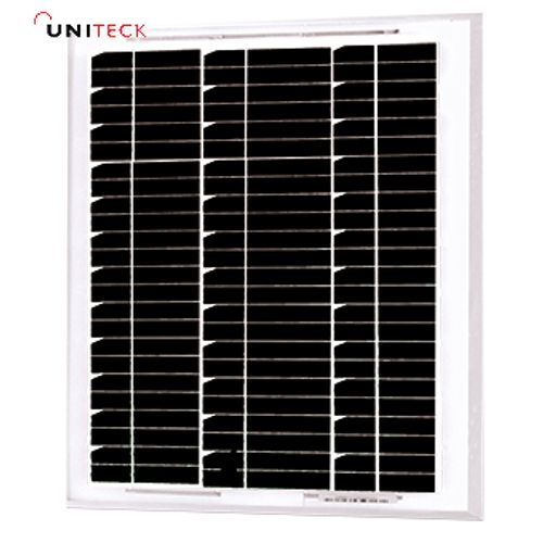 Panel Solar Uniteck UNISUN 10.24 M 10W 24V Monocristalino Sin Cable 712 x 560 x 20 mm