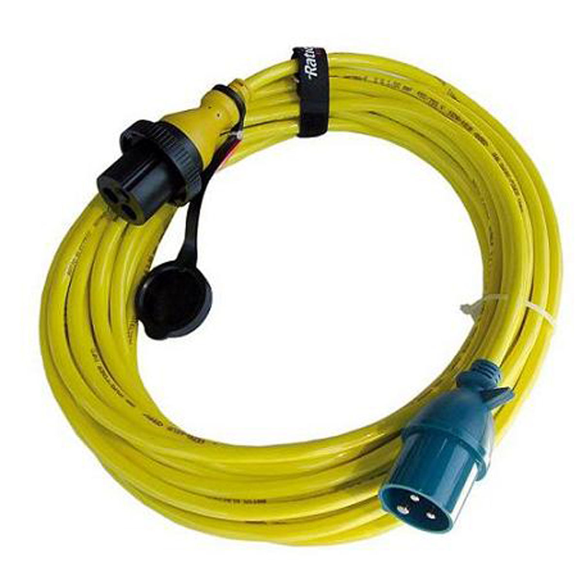 Cable de alimentación de tierra amarillo de 15 m Ratio IP56