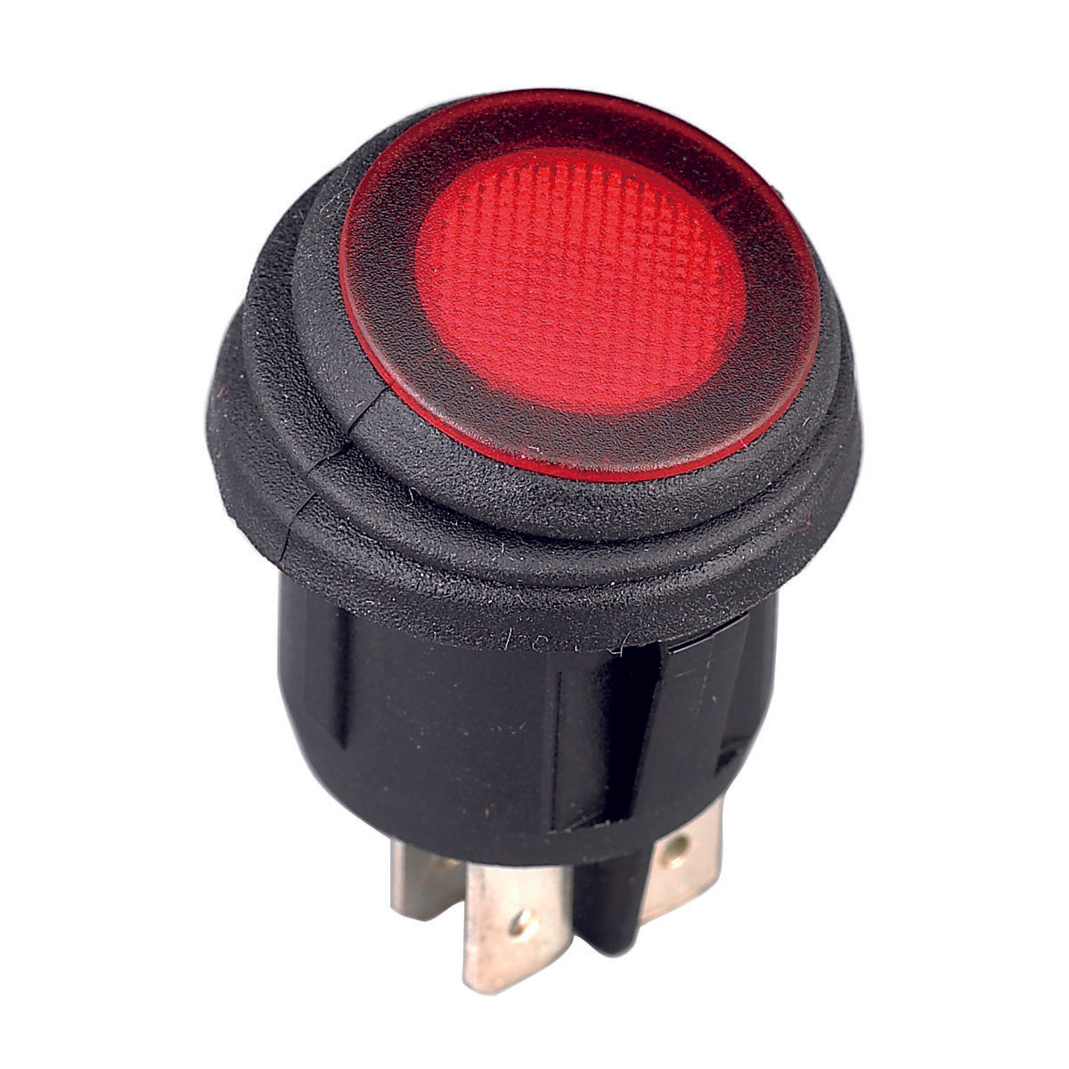 Trem Pulsante IP65 con LED Colore Nero