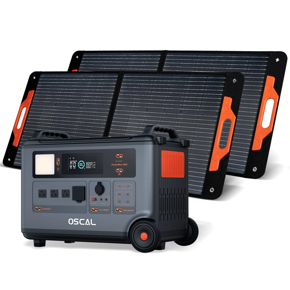 OSCAL PM200 Pro – Pannello Solare Portatile 200W ad Alta Efficienza per Power Station