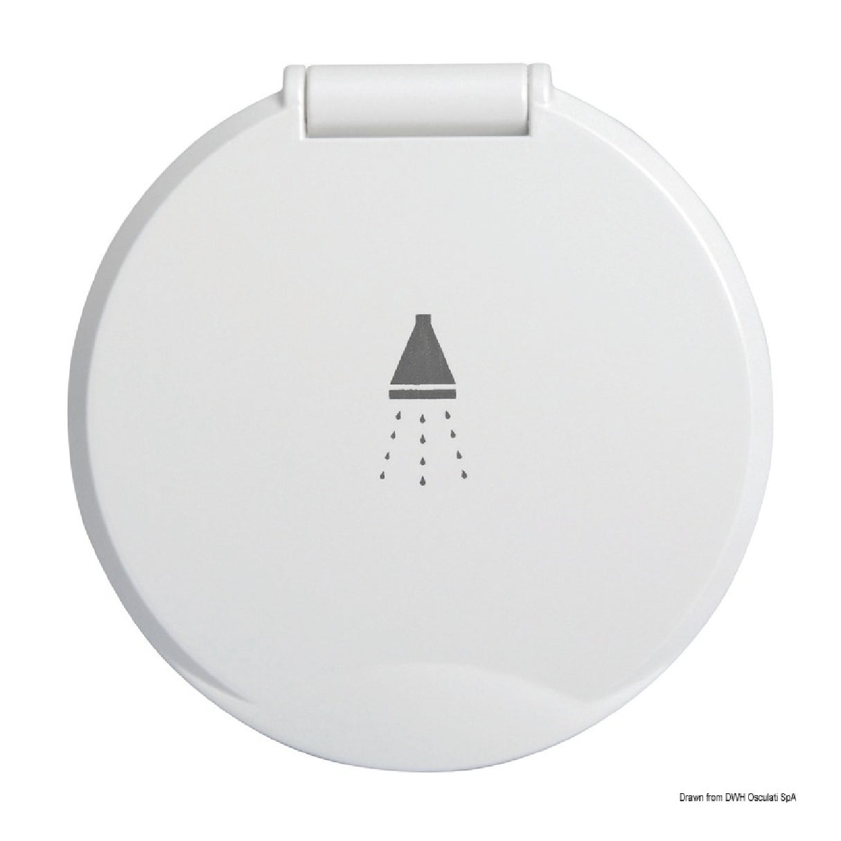 Mampara de ducha Osculati Classic Evo con ducha de acero inoxidable Tiger 15.163.00