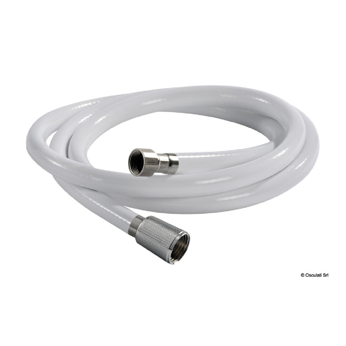 Osculati Tubo doccia in PVC bianco retinato 15.210.00