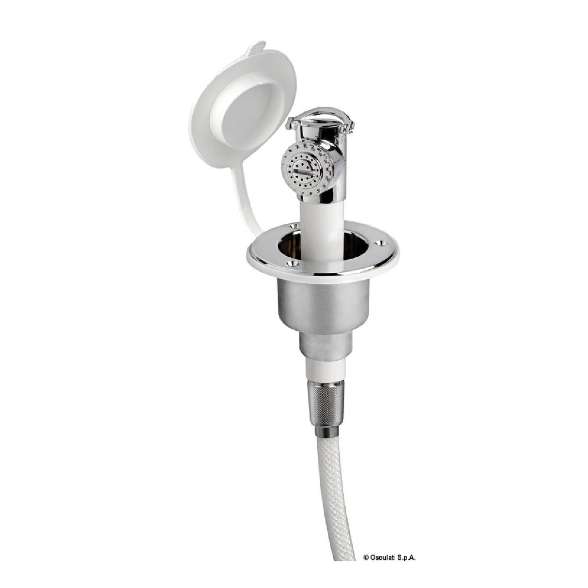 Mampara de ducha con pulsador Osculati Mizar 15.244.00