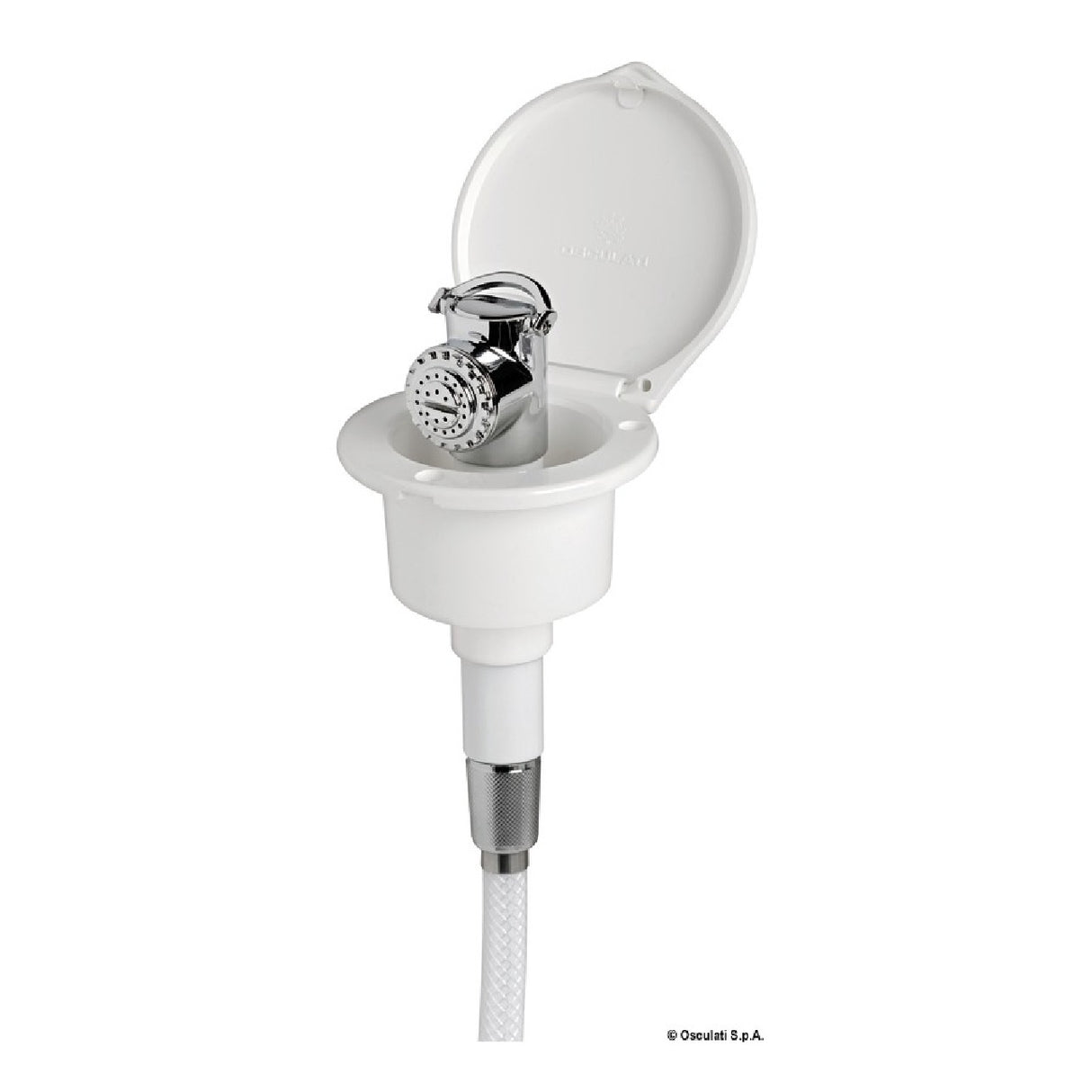 Mampara de ducha elegante Osculati con pulsador Mizar 15.246.00