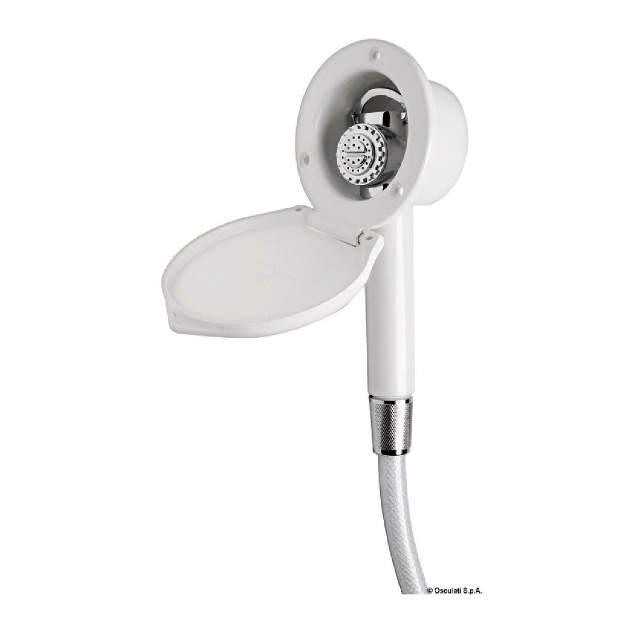 Mampara de ducha elegante Osculati con pulsador Mizar 15.246.00
