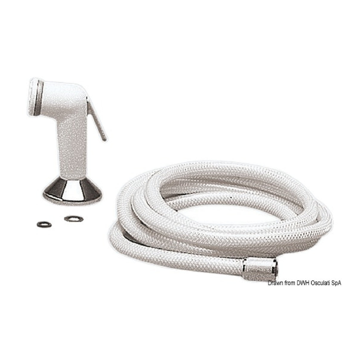 Ducha utilitaria Osculati con cabezal de ducha de mano 15.256.00