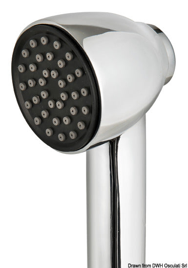 Mampara de ducha de acero inoxidable Osculati Elissa con flexo de acero inoxidable de 2,5 m 15.325.60