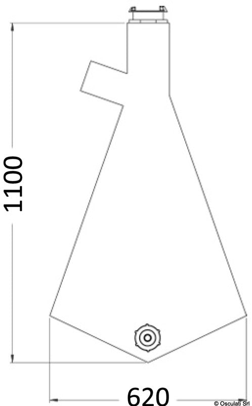Osculati Sacco in PVC per doccia Saturn 15.470.91