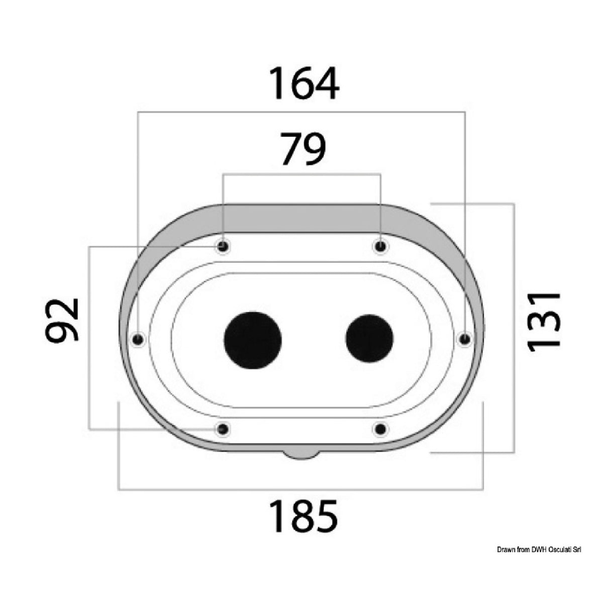 Osculati Ricambi per box doccia 15.900.01