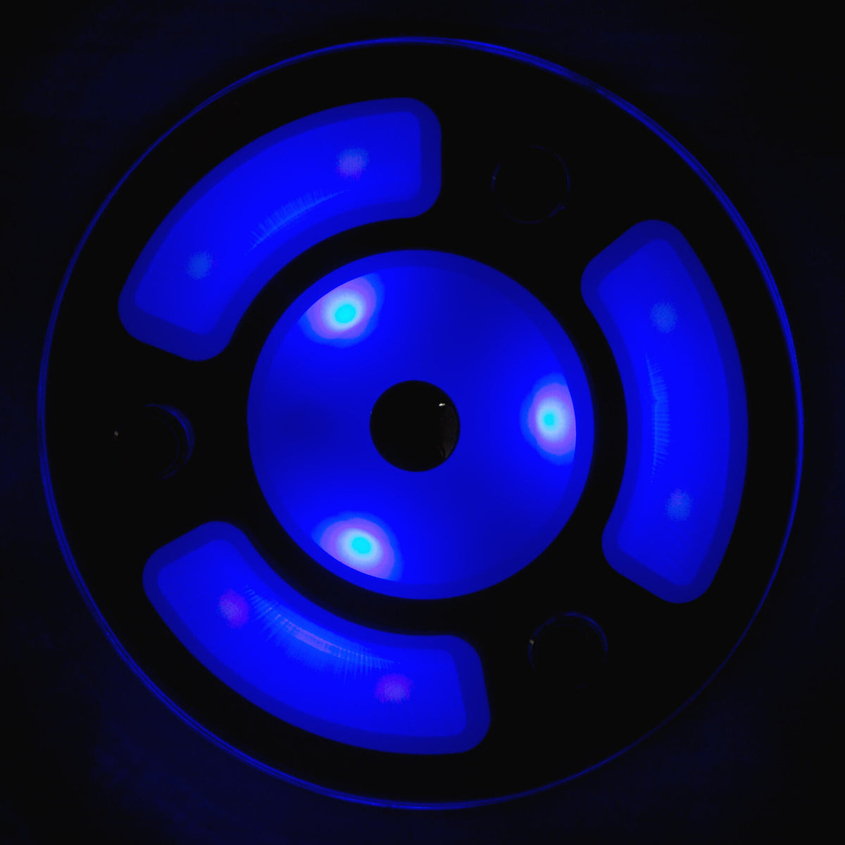 Plafoniera LED da soffitto rotonda Nightlight Round 100 mm 3,2 W luce notturna blu