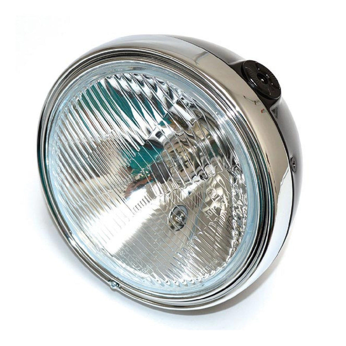 Universeller Motorradscheinwerfer, Durchmesser 201 mm, schwarz, H4-Position 156400