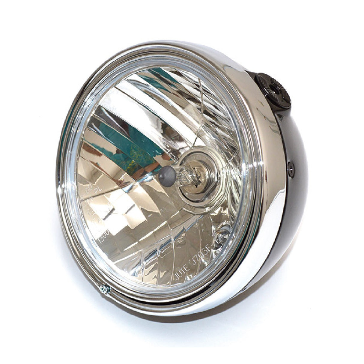 Universeller Motorradscheinwerfer, Durchmesser 201 mm, schwarz, H4-Position 156402