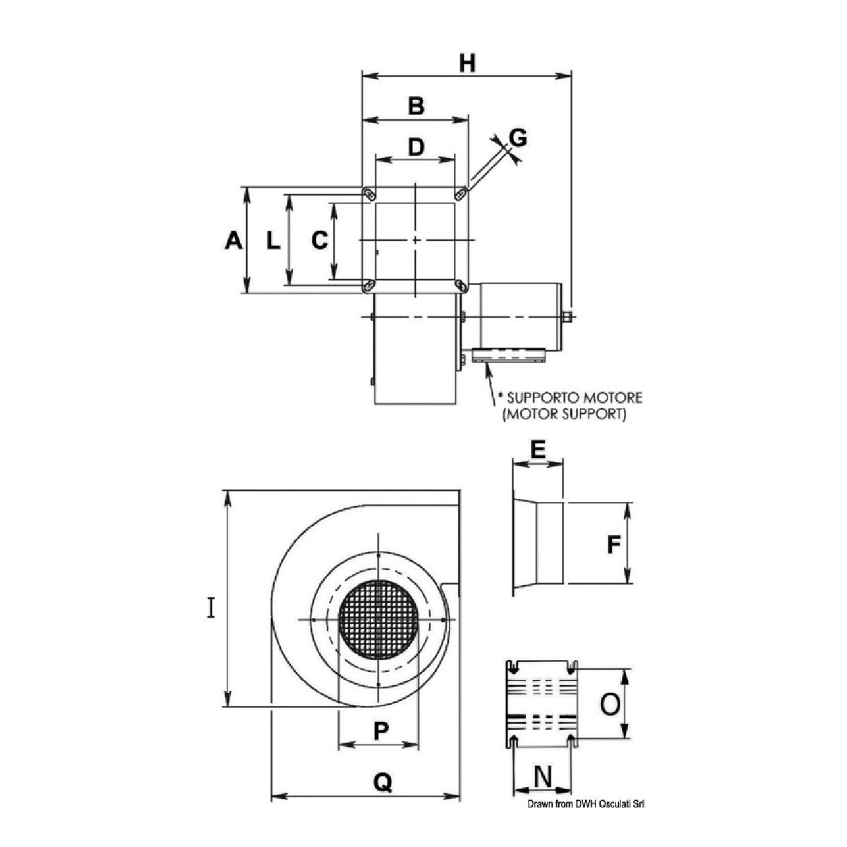 CEM elettromeccanica Ventilatore centrifugo
