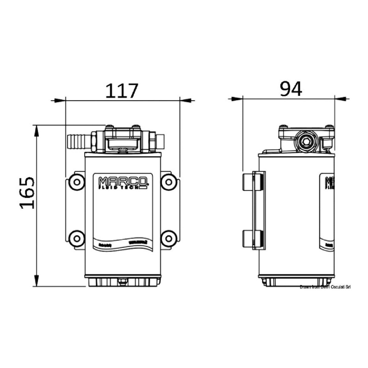 Marco Ölpumpe 12 V 10 A