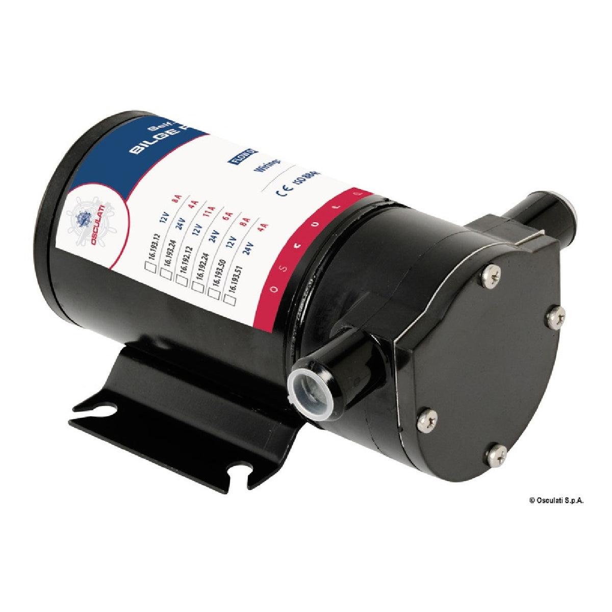 Osculati Pompa di sentina Deck plastica 12 V 16.193.50