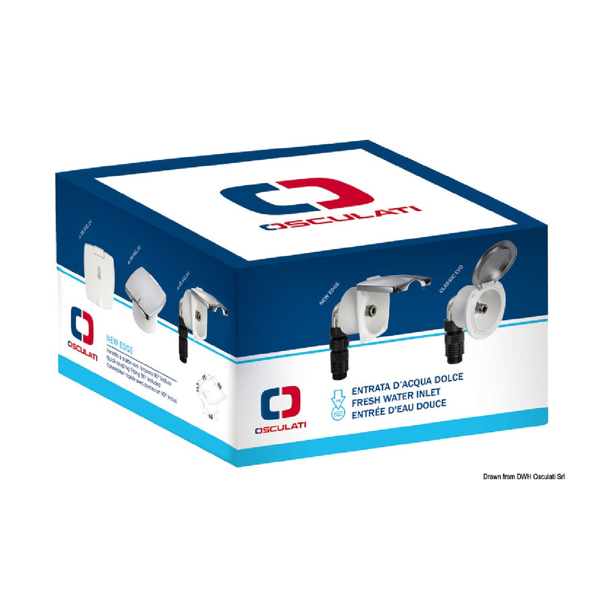 Osculati Riduttore di pressione Classic Evo cromato 16.441.73