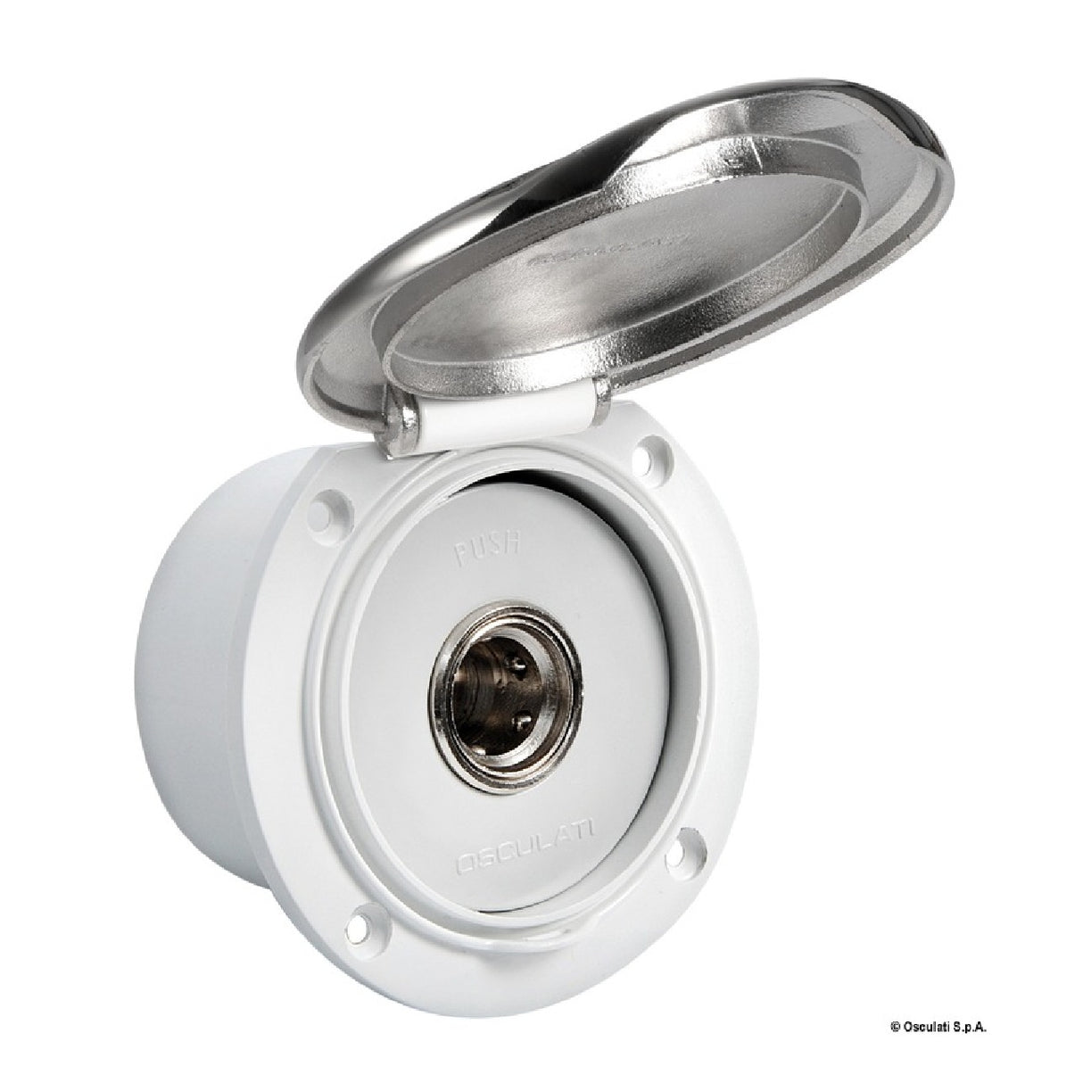 Entrada de agua para lavado de cubierta de acero inoxidable Osculati Classic Evo 16.441.95