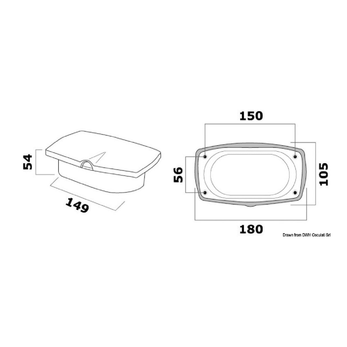 Osculati Rubinetto + presa acqua 16.442.70 16.442.70