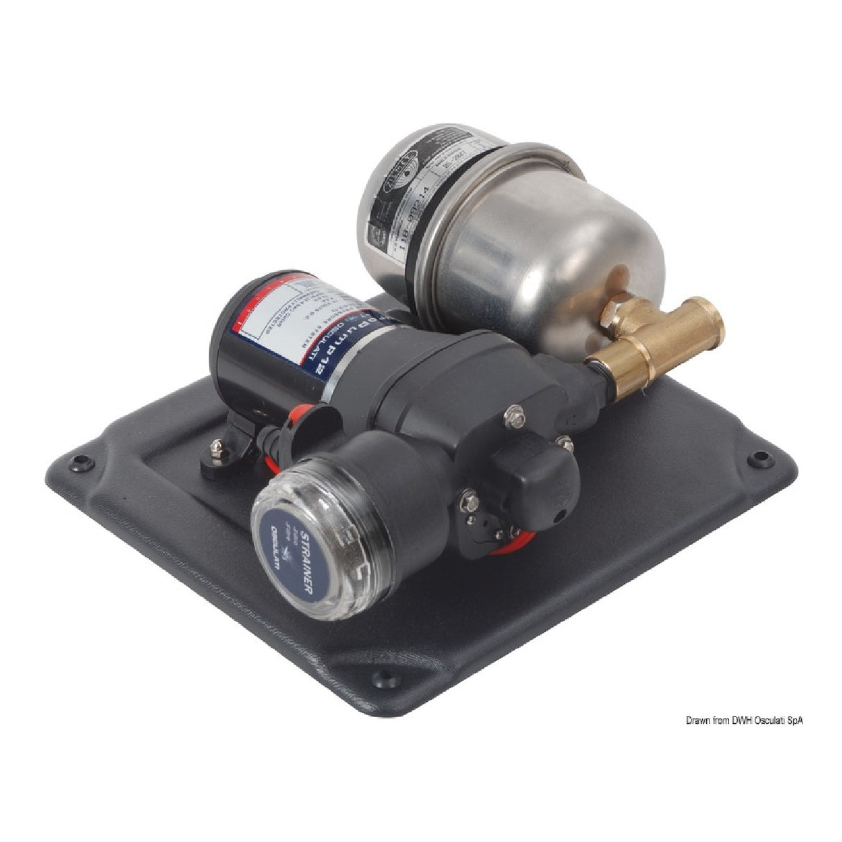 Osculati EUROPUMP 16.506.03 Integriertes Frischwasserpumpen- und Speichertanksystem