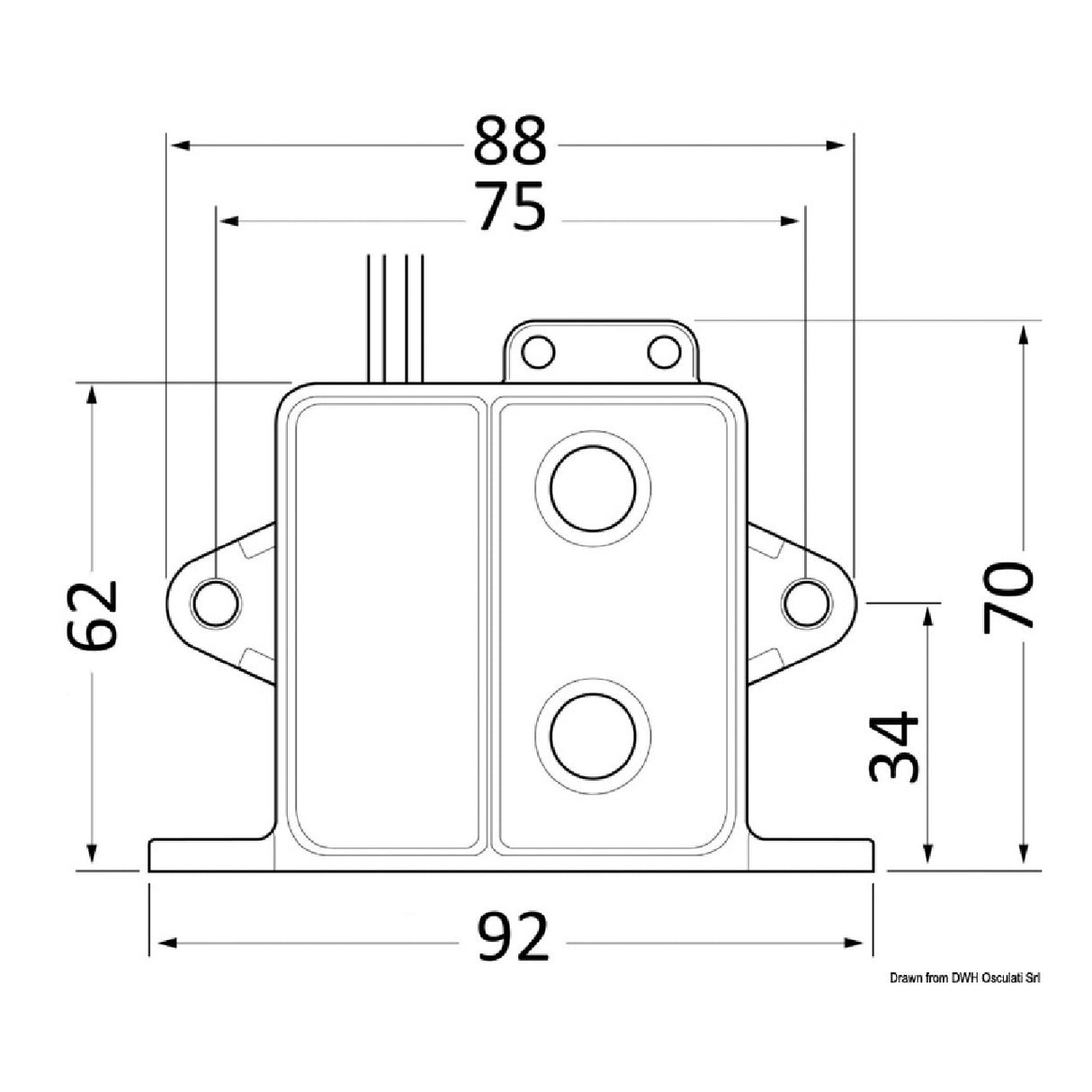 Interruptor electrónico automático Whale para bombas de achique