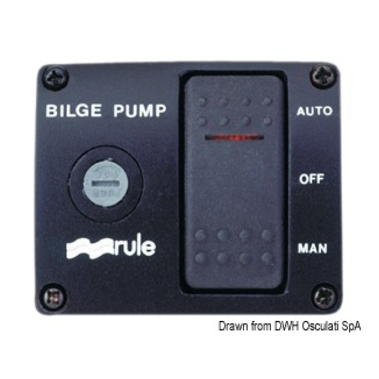 Regelschalter für Deluxe 12/24 V Bilgepumpen