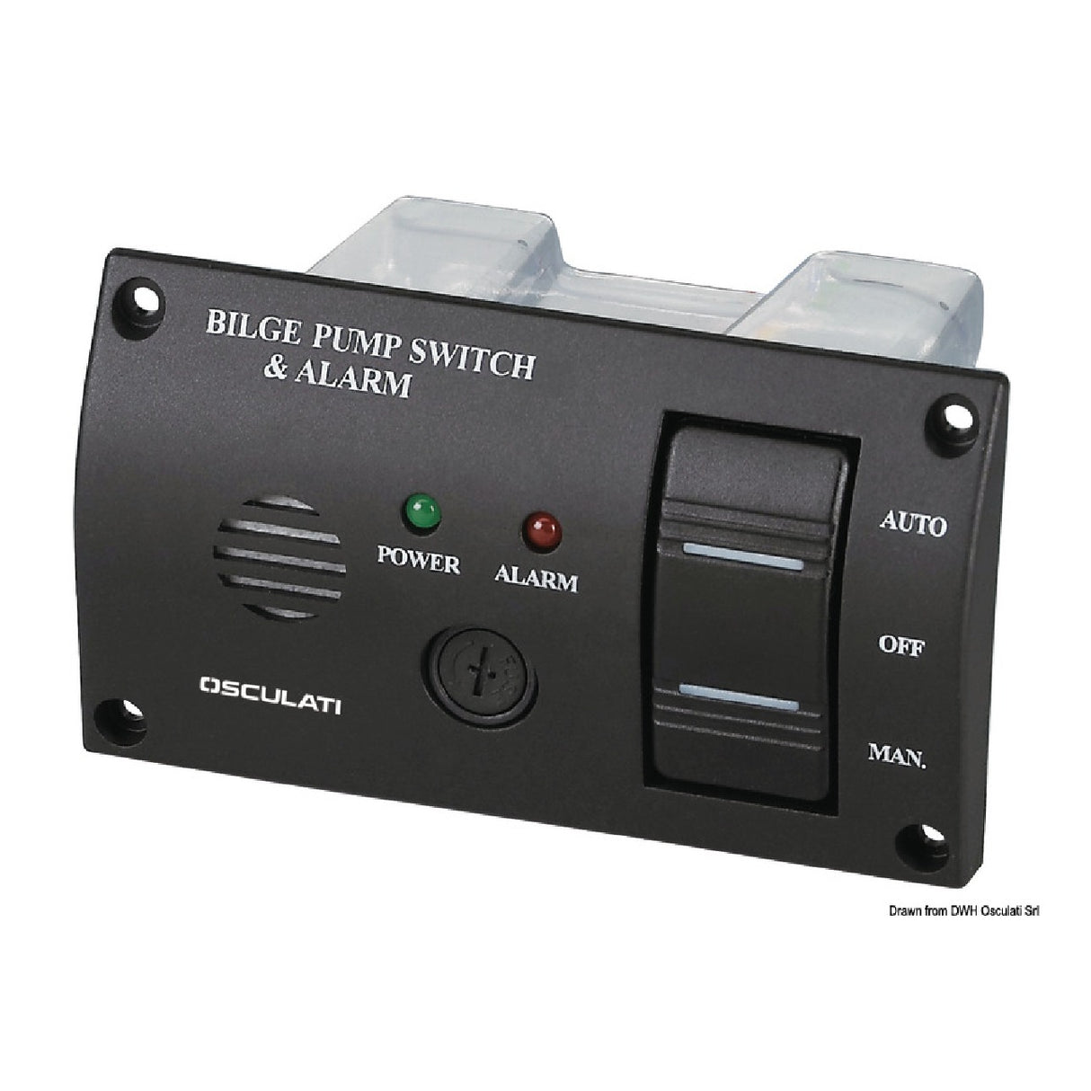Osculati Pannello di controllo per pompe di sentina con allarme sonoro 16.608.12