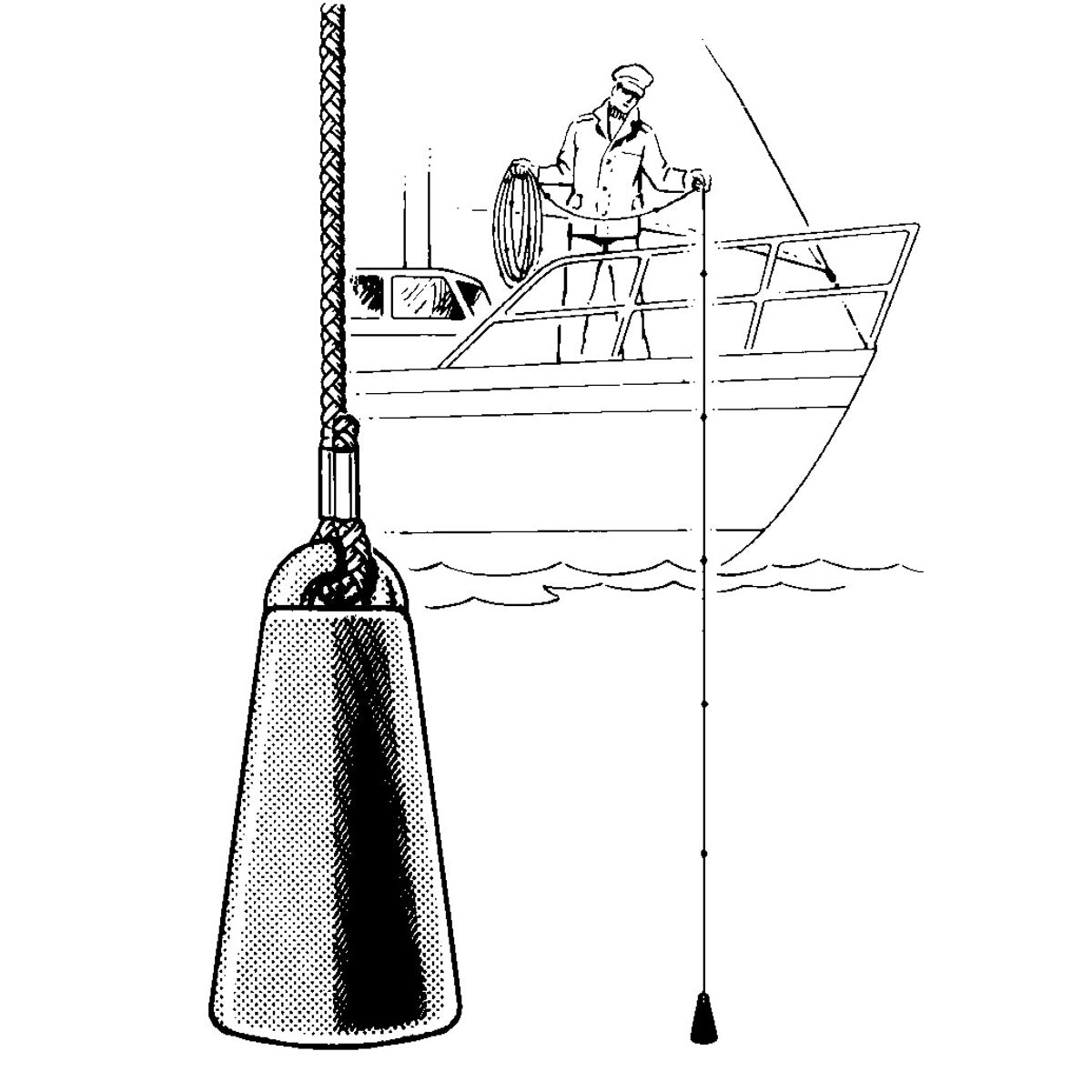 Trem Hand Sounder Braided Rope Diameter 4 mm Braided Rope Diameter 4 mm