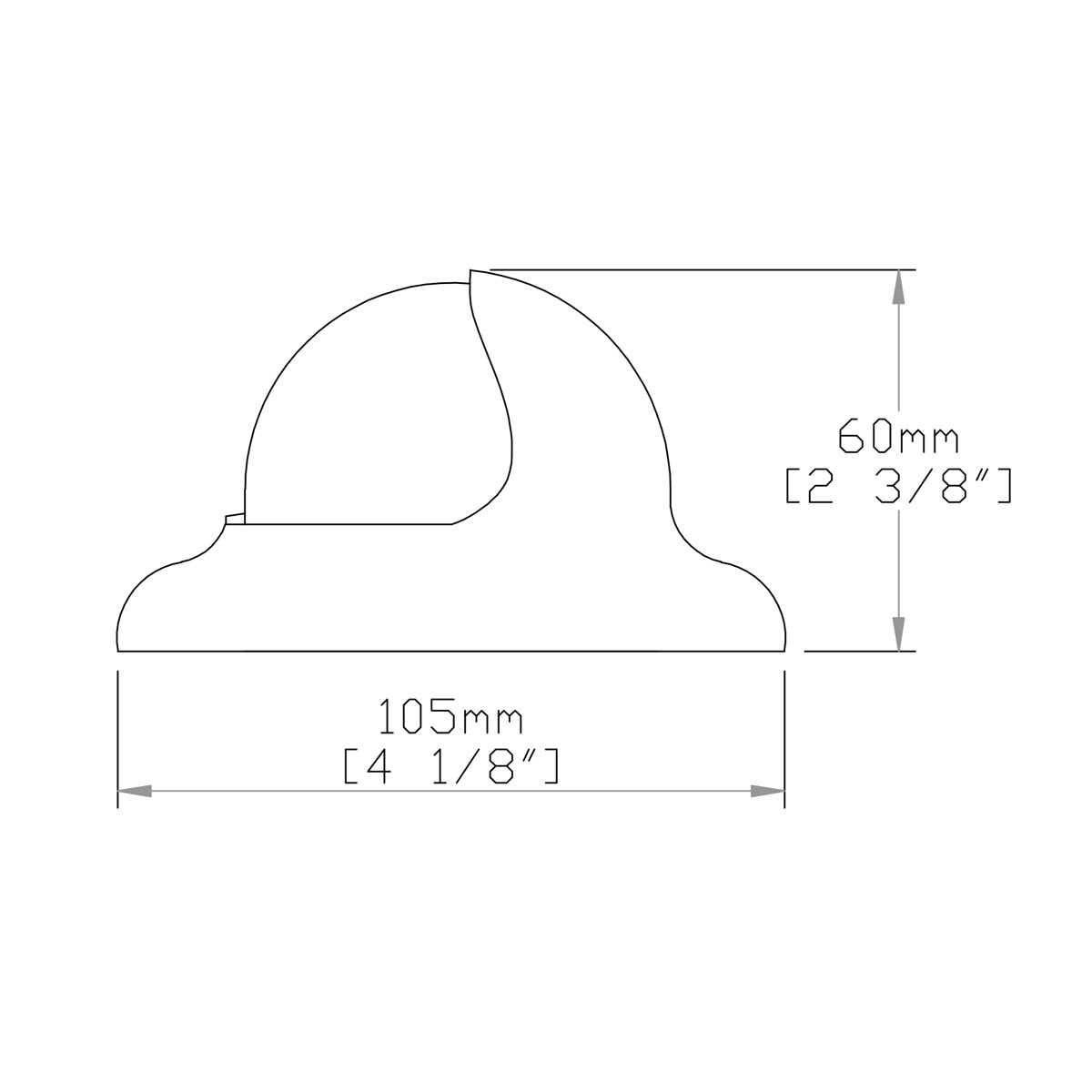 Autonautic Bussola montaggio in piano serie C3