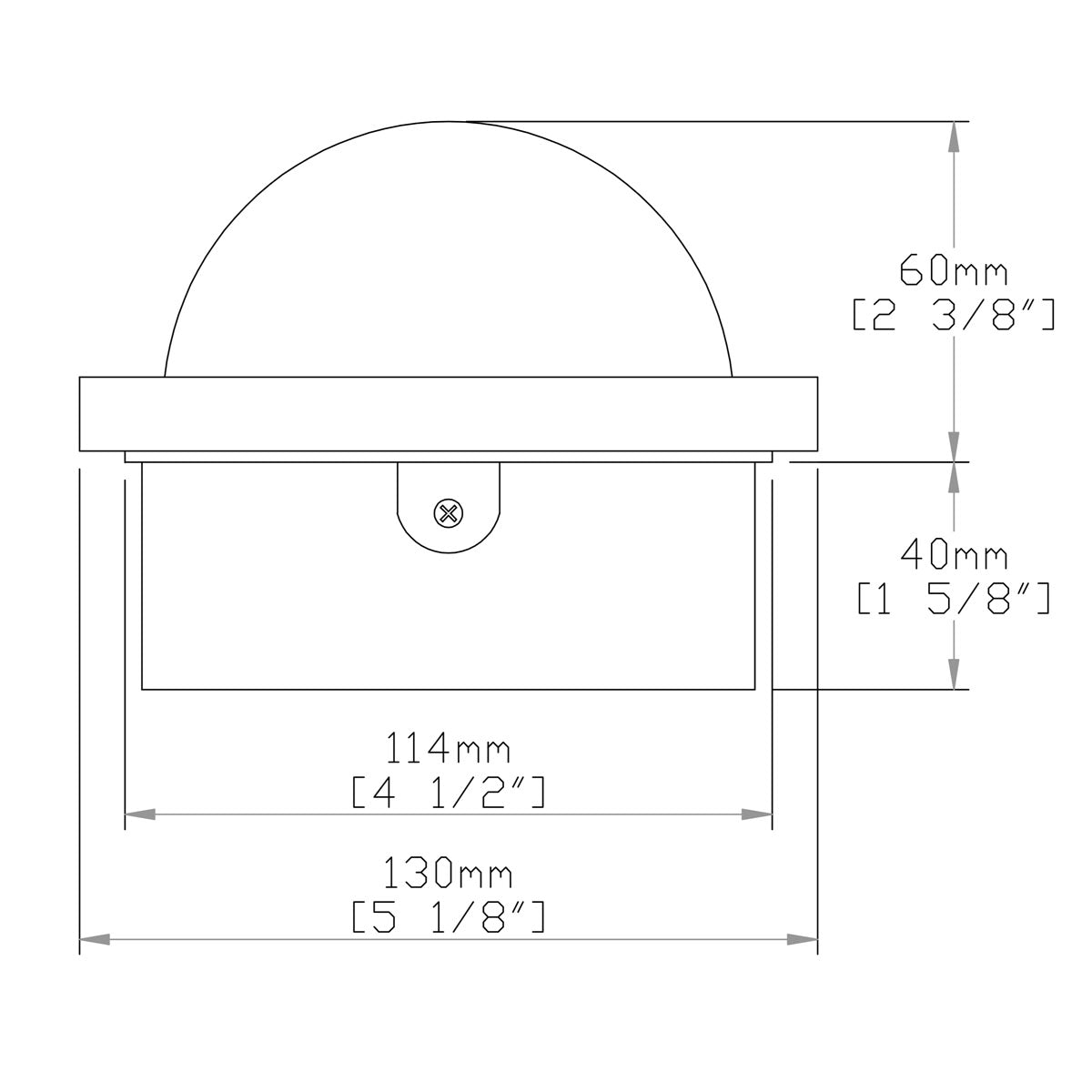 Autonautic Bussola montaggio a incasso serie C15 150 series