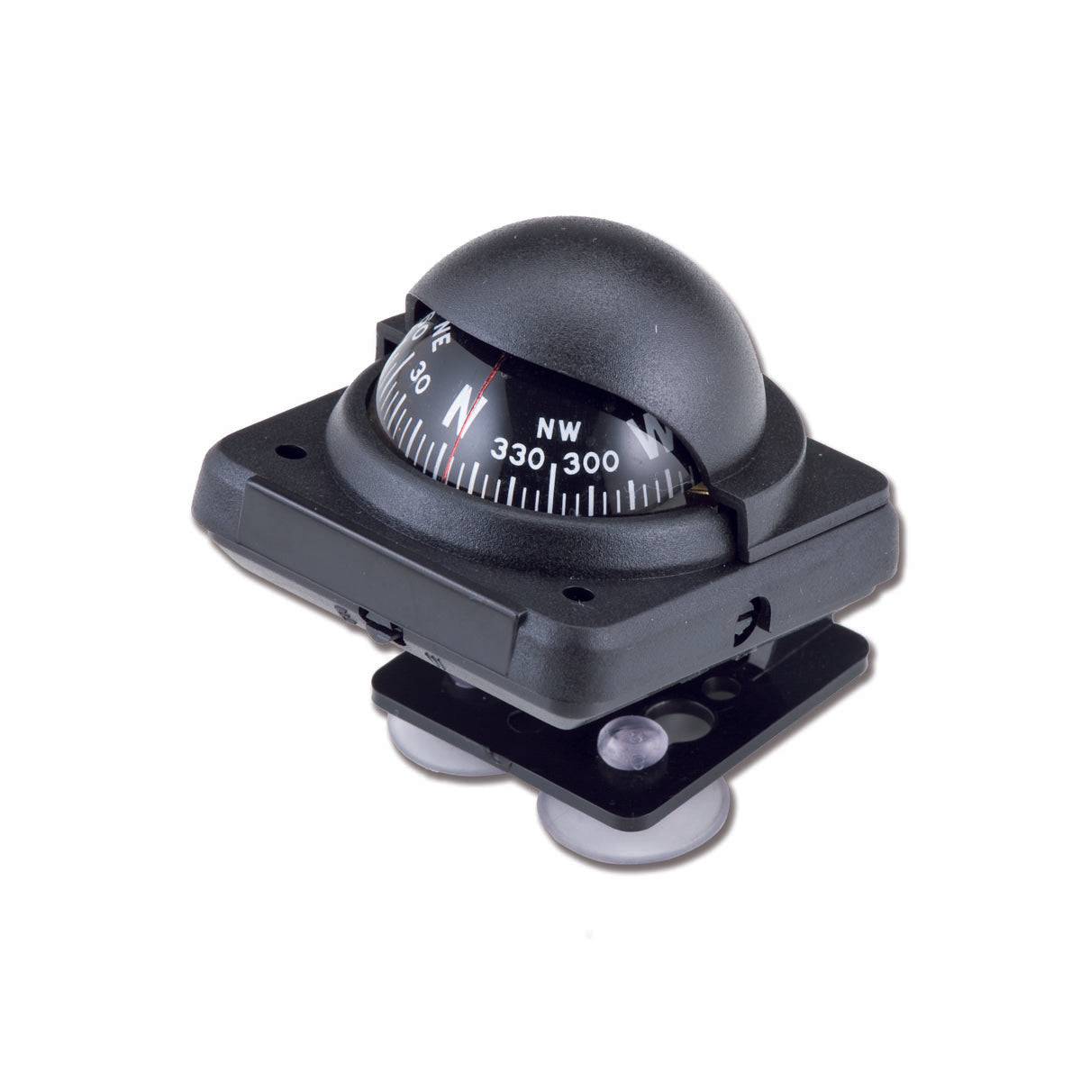 Trem Suction Cup Compass, 2mm diameter, black