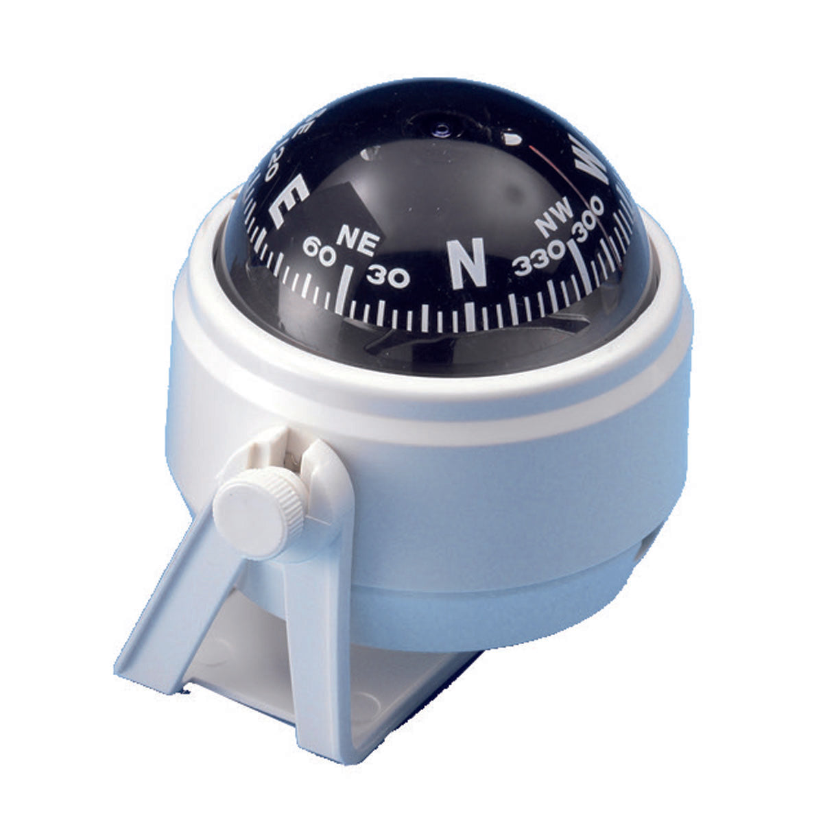 Trem Compass with bracket support dm. 2 white