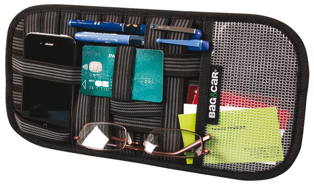 Organizador de bolsos y coches para parasol