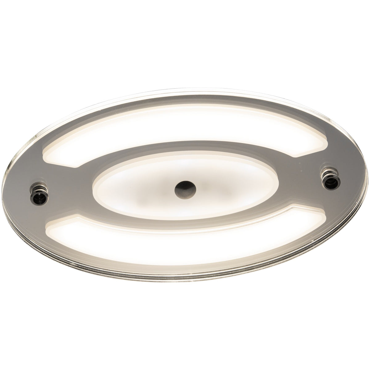 Plafoniera LED ovale da soffitto con luce notturna blu 6,3 W per camper
