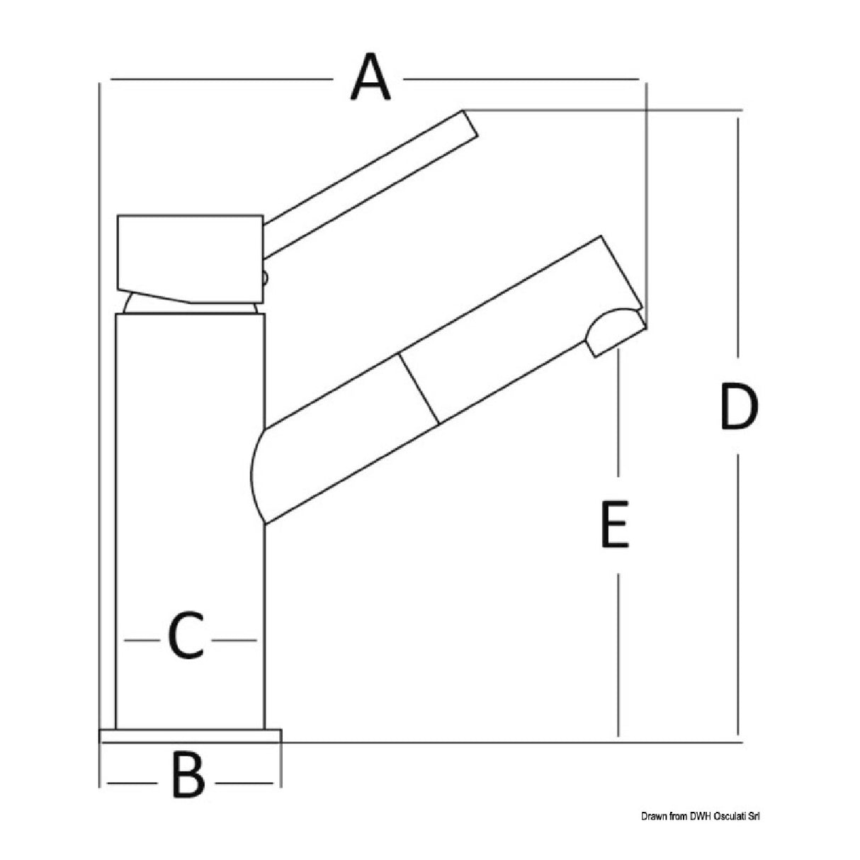 Osculati Miscelatore ceramico Diana 17.007.00