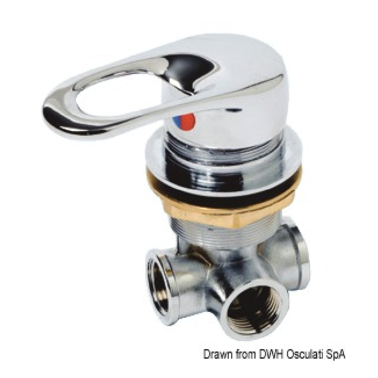 Osculati Miscelatore Olivia da incasso 17.014.00