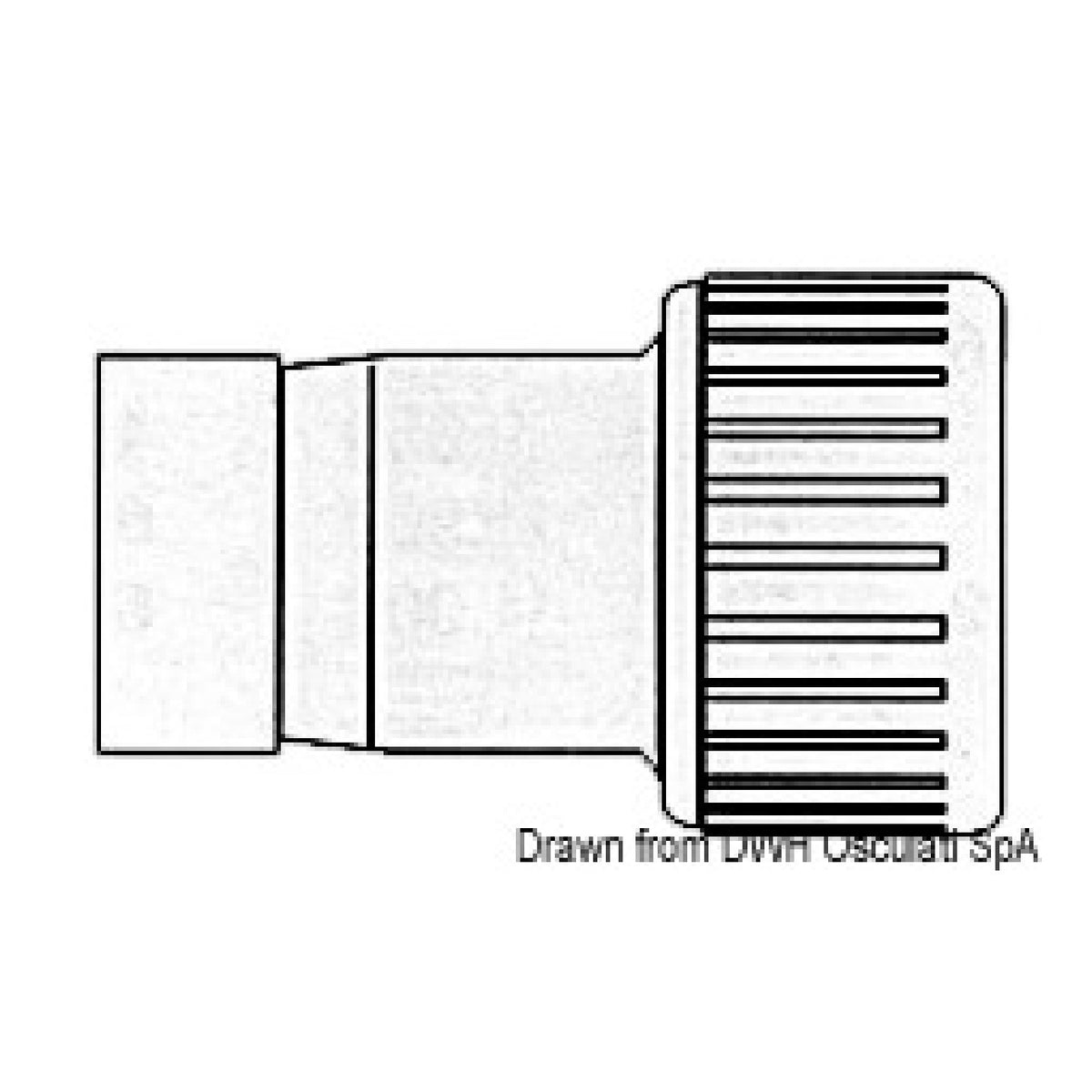 Osculati Sistema Hydrofix di raccordi per impianti idrici, adatti per temperatura massima 70 22 mm 17.117.01 - AmerigoStore