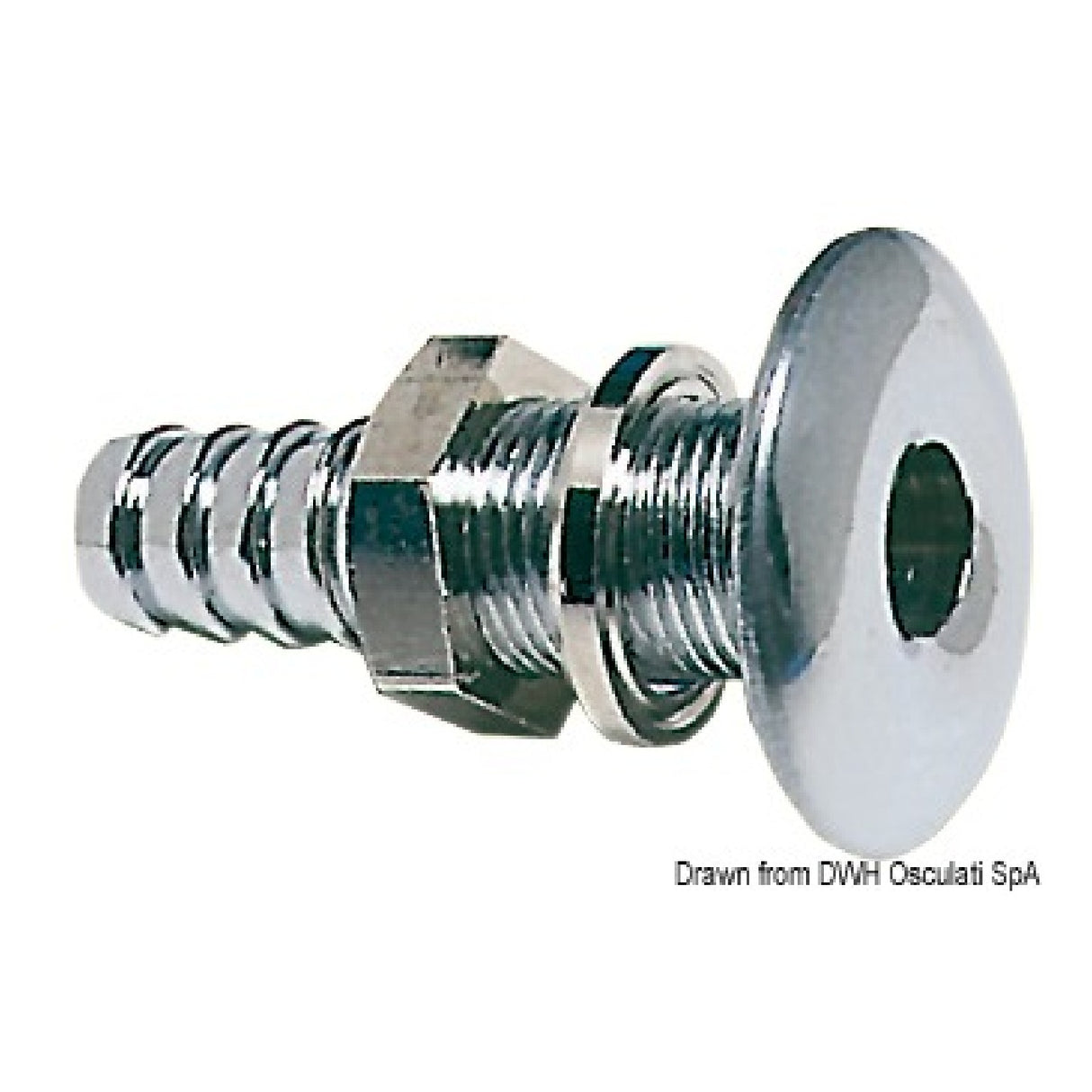 Osculati Sea discharge for bilge pumps of all types 17.203.80