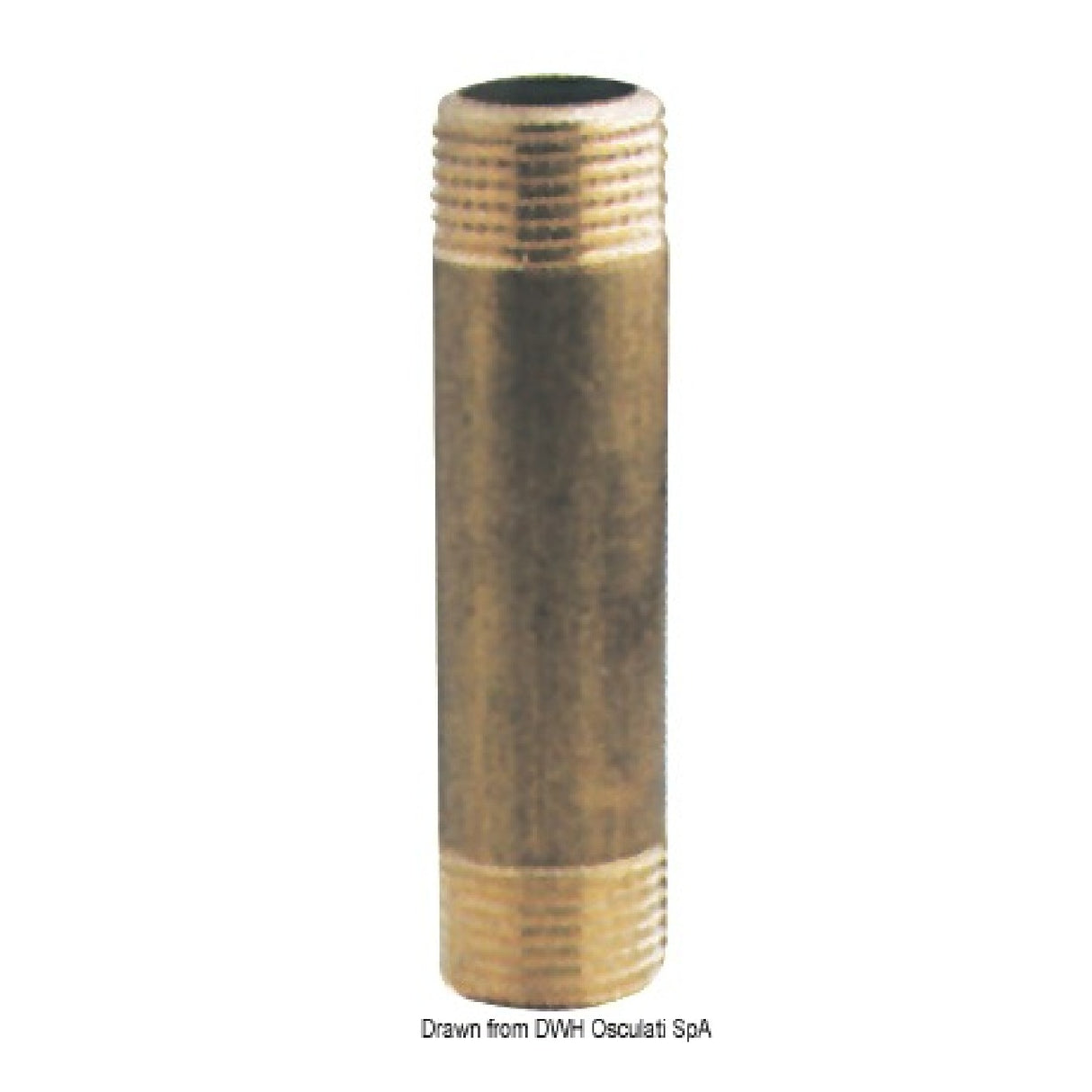 Osculati Barilotto di prolunga in ottone maschio/maschio 17.276.02 - AmerigoStore