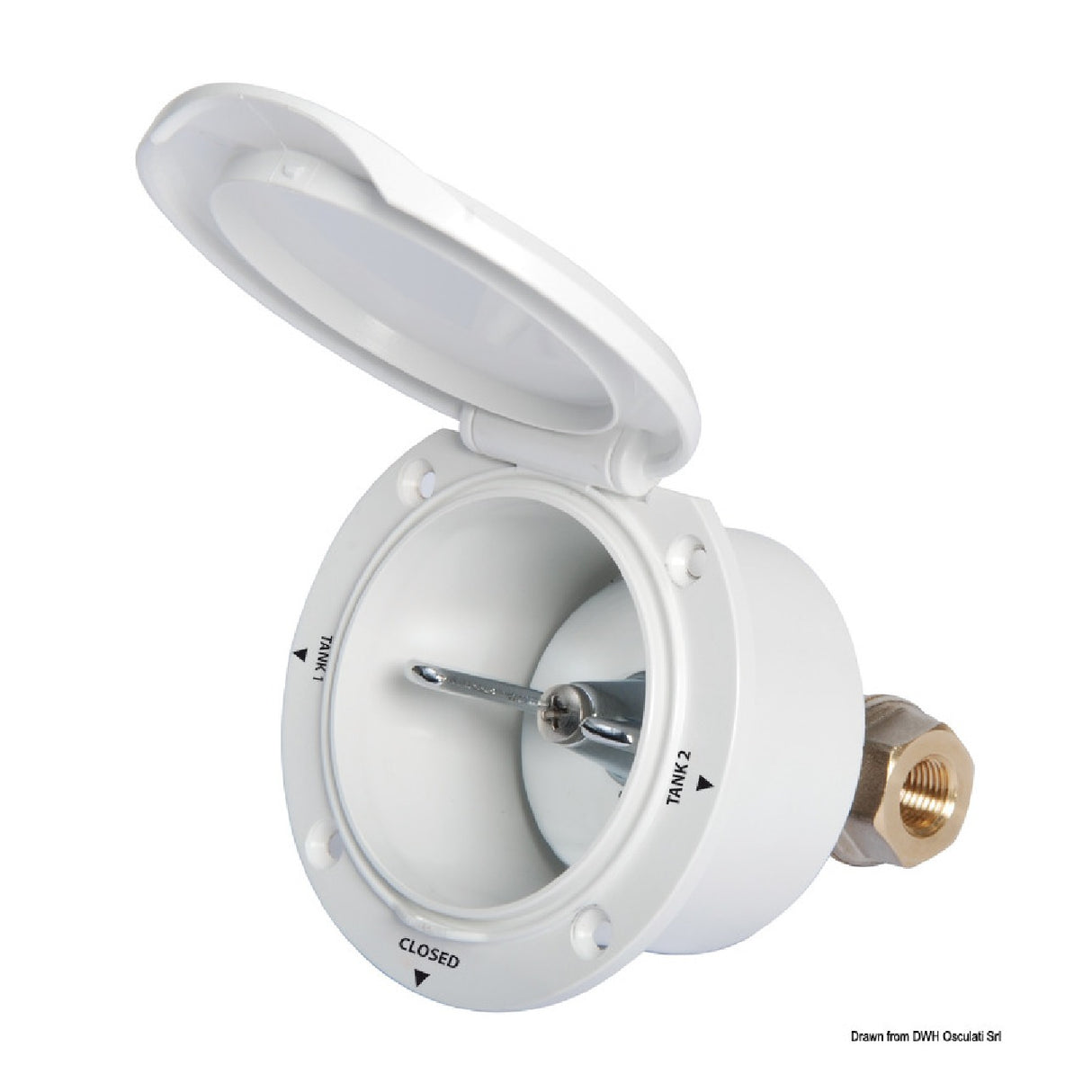 Osculati Kraftstoffhahn mit Fach 17.303.03