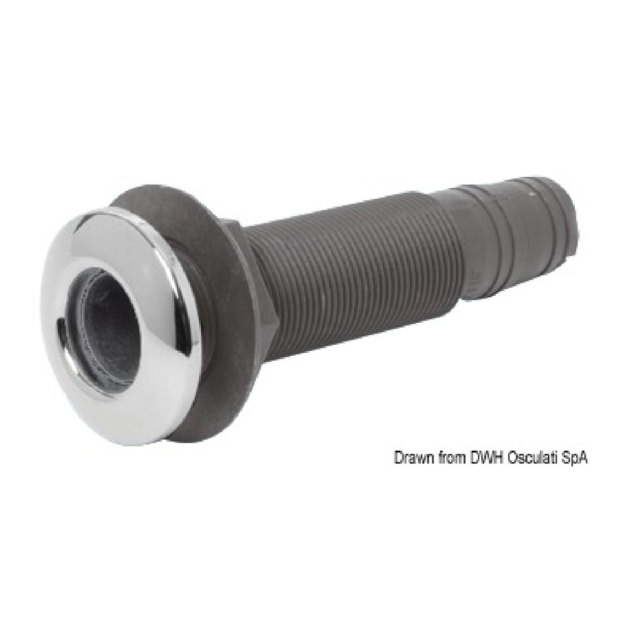 Tapón de drenaje de acero inoxidable Osculati 17.327.14