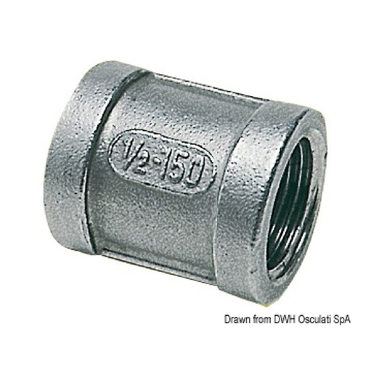 Osculati Manicotto raccordo in inox 17.370.01