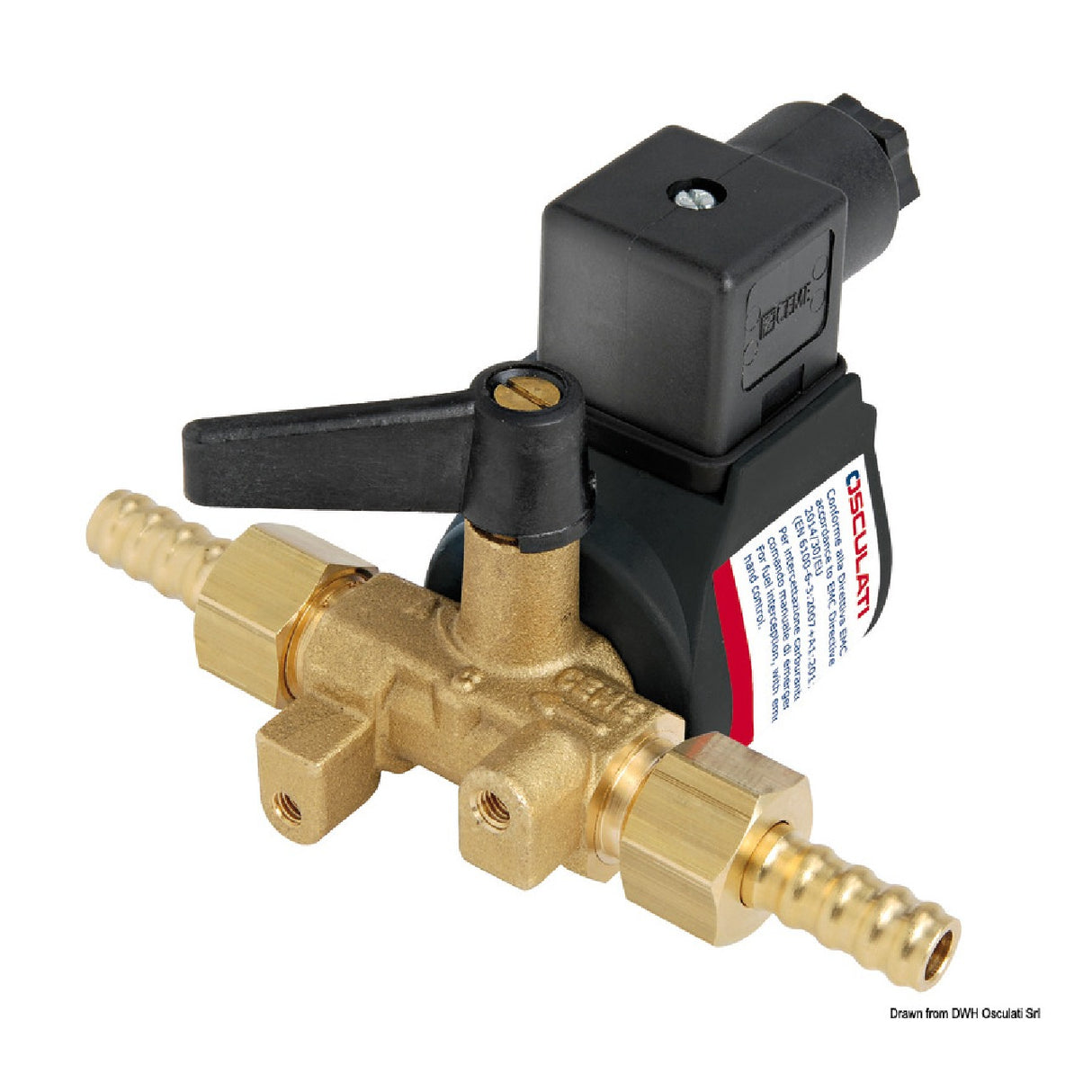 Osculati Válvula Solenoide De Combustible 12/24 V 17.403.00