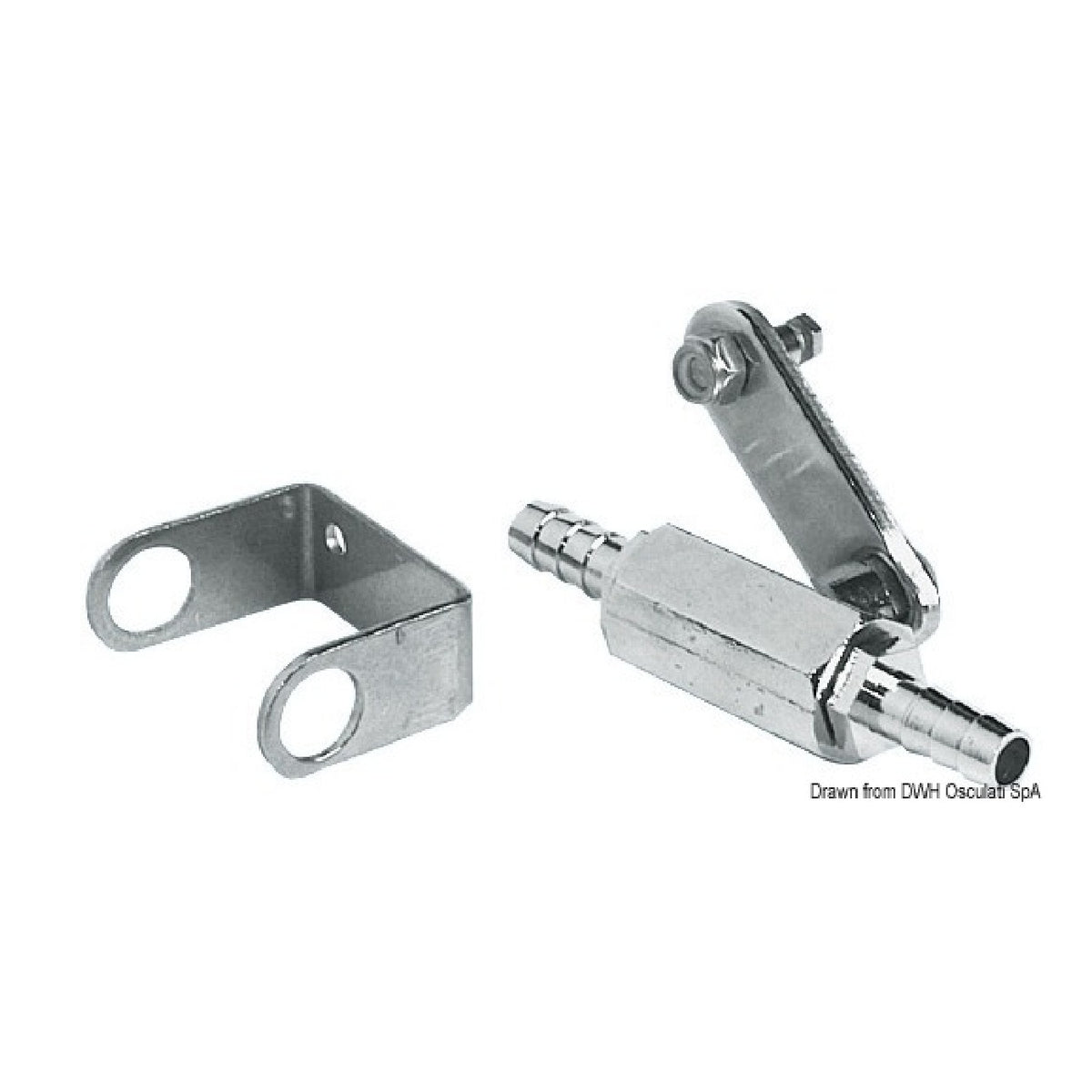 Osculati Grifo de gasolina paso 8 mm RINA 17.405.00