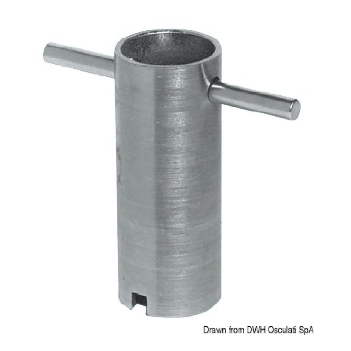 Osculati Attrezzo in acciaio zincato per il montaggio rapido degli scarichi a mare sia in ottone che in acciaio inox 17.421.01 - AmerigoStore