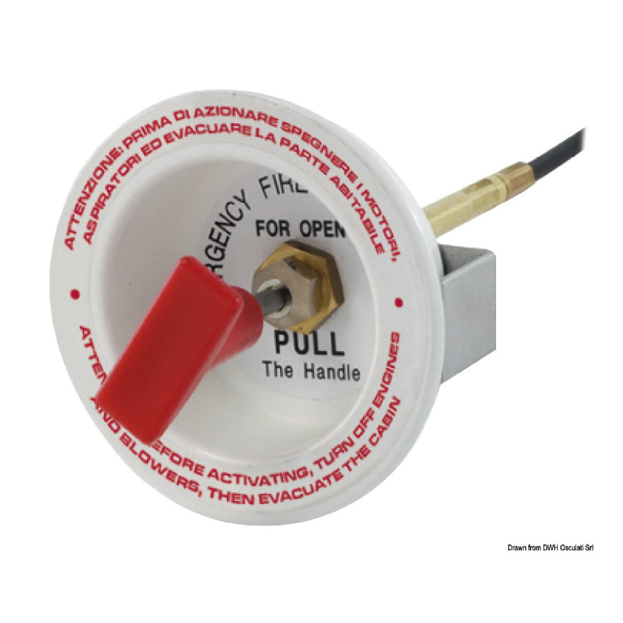 Osculati Einbaufach Zoll FEUERLÖSCHER Zoll 17.450.96