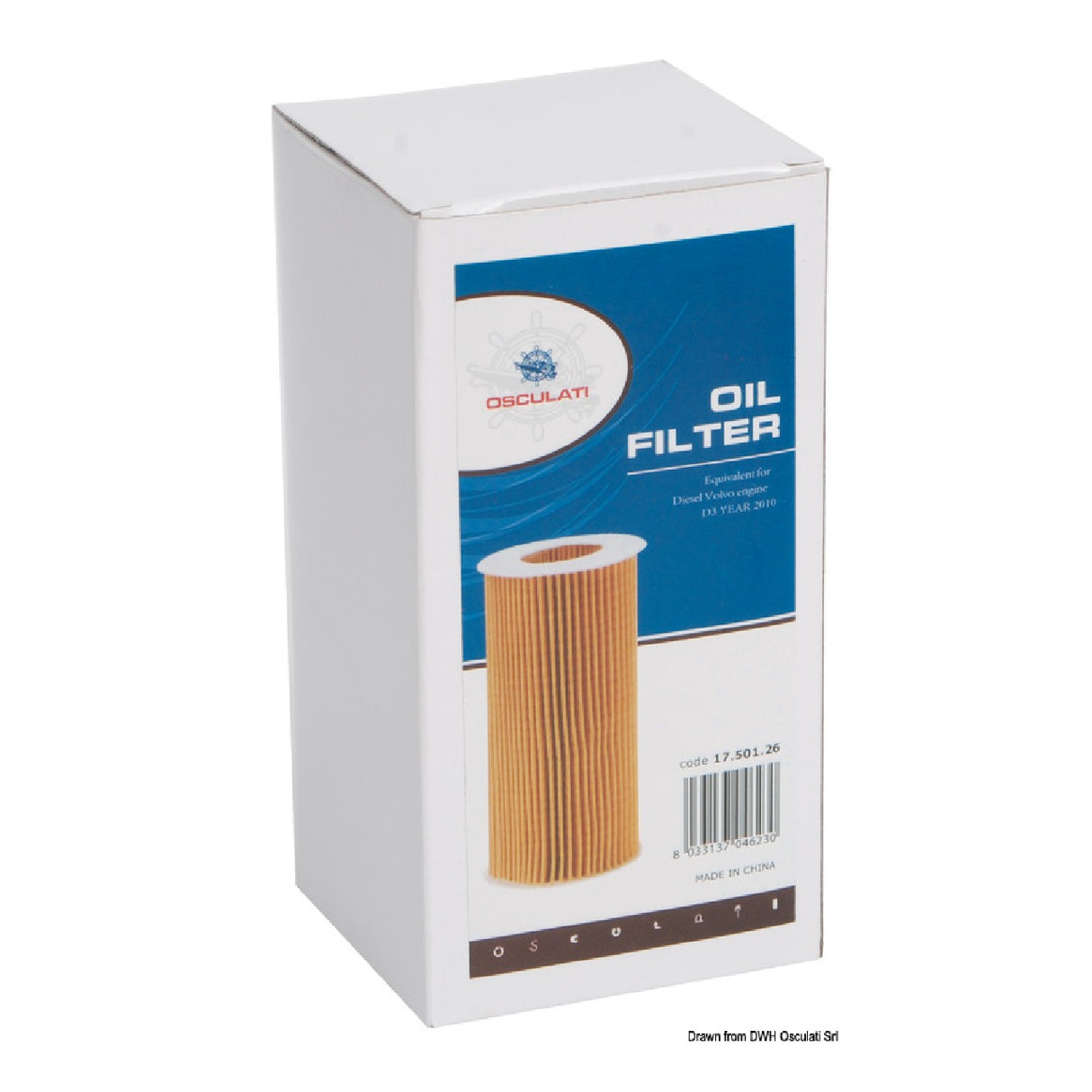 Filtro diésel de papel Osculati 12 micras 17.638.00