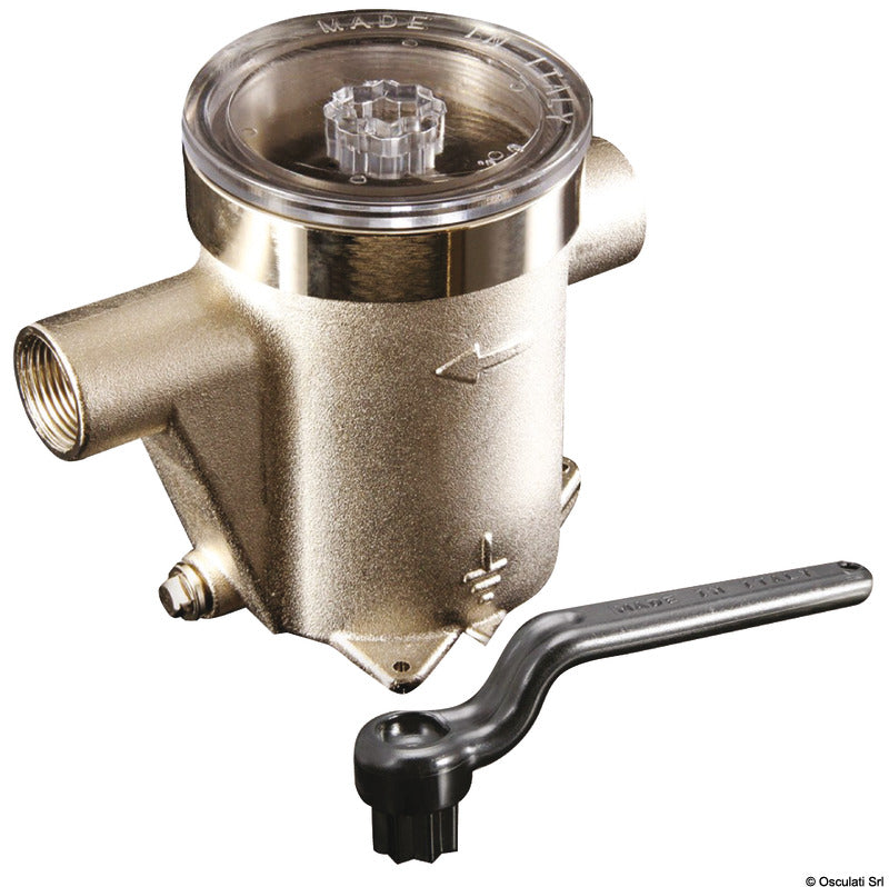 Osculati Water purification filter in nickel-plated brass 1 inch 1/4 17.641.02